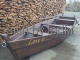Лодка деревянная " Love is..."